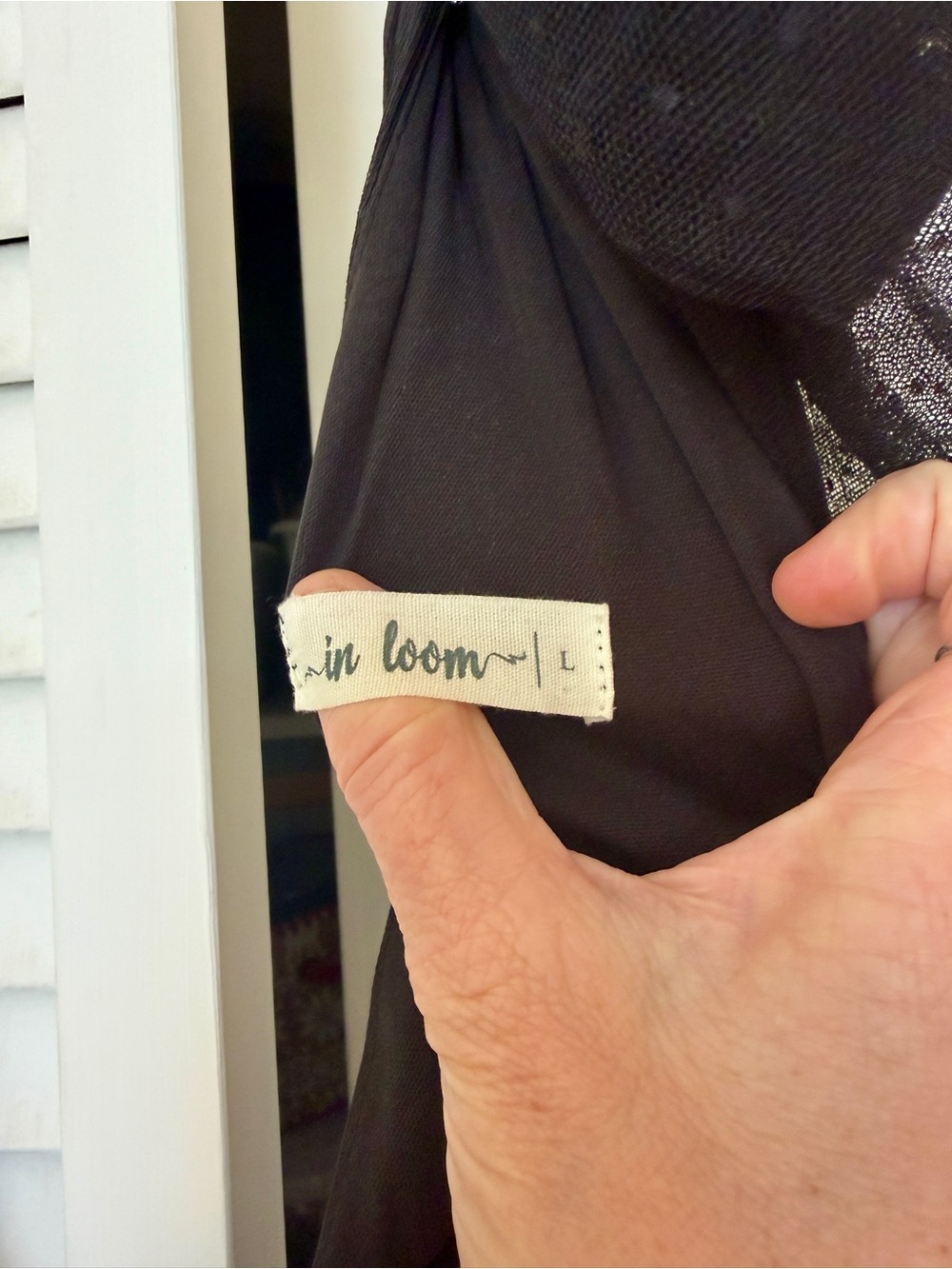 In Bloom Black V-Neck Maxi Tulle Dress - Picture 3 of 11